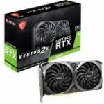 MSI Video Card Nvidia GeForce RTX 3060 VENTUS 2X 12G OC, 12GB GDDR6, 192-bit, 360 GB/s, 15 Gbps Effective Memory Clock, 1807 MHz Boost, 3584 CUDA Cores, PCIe 4.0, 3x DisplayPort 1.4a, HDMI 2.1, RAY TR (RT