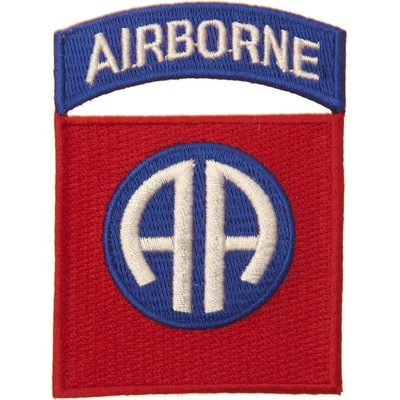 Nášivka textilná 101 Inc Airborne 82. divízia - farebná