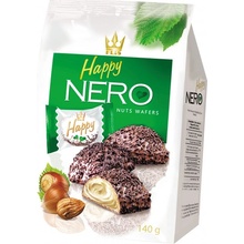 Happy Nero Nuts Oblátky s lieskoorieškovou náplňou 140 g