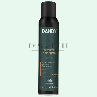 Lisap Лак за мъже с хиалуронова киселина и масло от баобаб 250 мл. Dandy Ultra Fix Hair Spray For Men (1380801056)