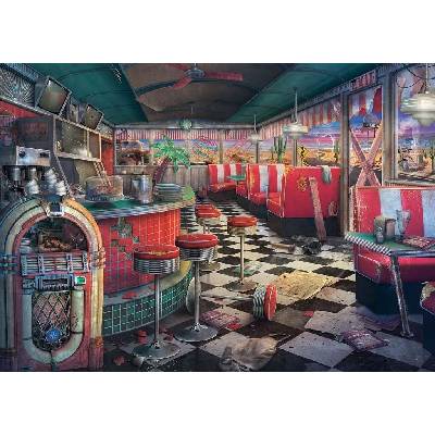 Ravensburger Opuštěná místa Zničená restaurace 1000 dílků