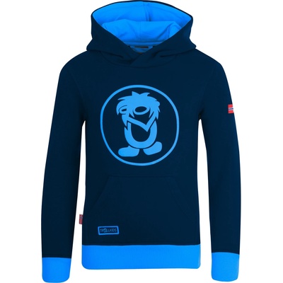 TROLLKIDS Детски суичър Trollkids Kid's Troll Sweater Hoodie - Navy / Med Blue - размер 176 (EU) (704-2046-1720)