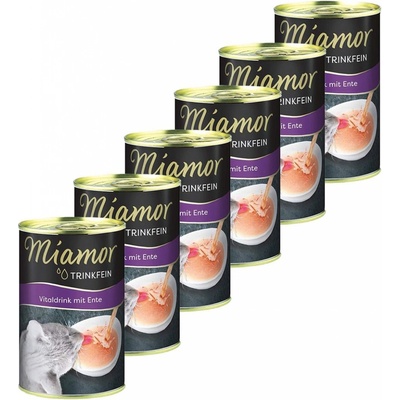 Miamor Vitaldrink nápoj pre mačky kačka 6 x 135 ml