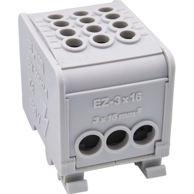 ELEKTRO BEČOV Blok DTB 3×16 distribuční šedý