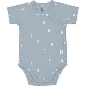 Lassig Бебешко боди с къс ръкав Lassig - Gots, 86/92 cm, 12-24 м, Light Blue (4066239100924) - baby