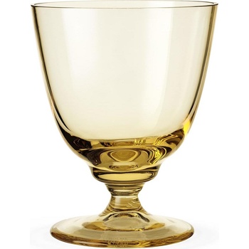 Holmegaard Чаша на столче за сервиране на вода Flow кехлибарена (4300469)