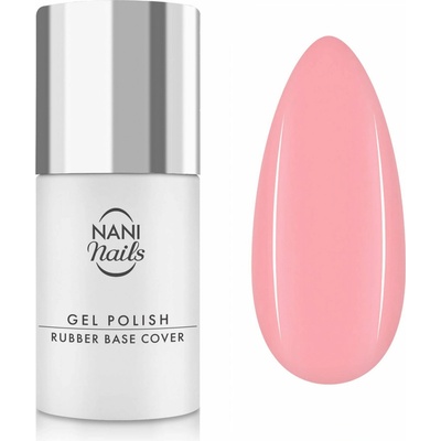 NANI gel lak Rubber Base Cover Tender Rose 5 ml