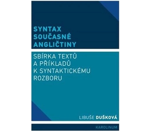 Syntax současné angličtiny