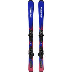 Salomon Детски ски за спускане със ски автомати Salomon Equipe Jr S + C5 GW race blue/equipe red