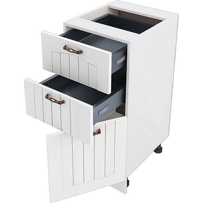 ИРИМ Долен кухненски шкаф Сити БФ-Бяло фладер-04-53 40 см