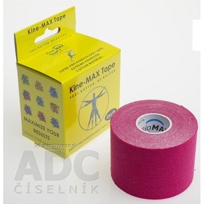 Kine-MAX Super-Pro Cotton Kinesiology Tape tejpovacia páska ružová 5 cm x 5 m