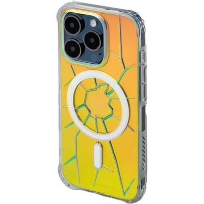 Kingxbar Кейс Kingxbar PQY Crack Series MagSafe за iPhone 15 Pro Max, холограмен (6959003513519)