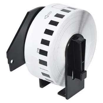 Makki съвместими етикети Brother DK-22210 - Roll White Continuous Length Paper Tape 29mm x 30.48m, Black on White - MK-DK-22210 (MK-DK-22210)