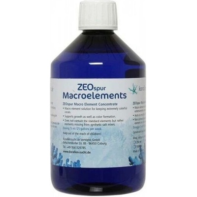 Korallen zucht ZEOspur Macroelements 250 ml