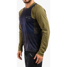 ION tričko s dlhými rukávmi Scrub L/S dark mud