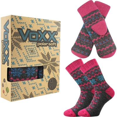 Voxx froté ponožky Trondelag tmavo šedá melé