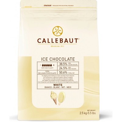 Callebaut ICE CHOC WHITE 2,5 kg