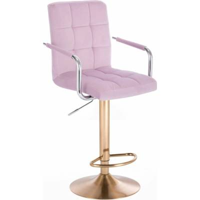 LuxuryForm Design Verona Velur na zlatom tanieri levanduľa