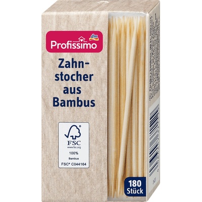 Profissimo párátka z bambusu 180 ks