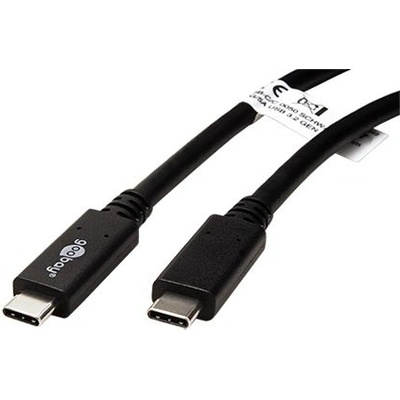 Goobay 11.92.9019 USB 20Gbps (3.2 gen 2x2) USB C(M) - USB C(M), PD 100W, 1m, černý