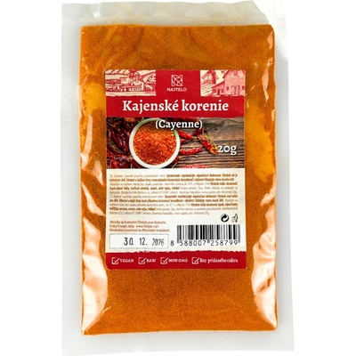 Najtelo CAYENSKÉ kajenské KORENIE 20 g