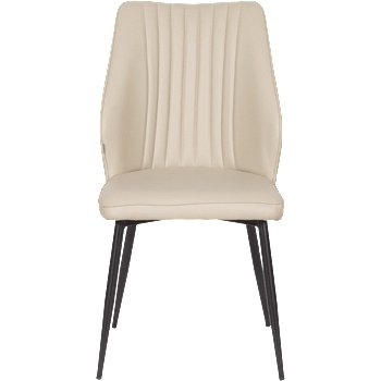 Carmen Трапезен стол laredo y еко кожа - крем 79 (3532139)