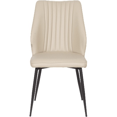 Carmen Трапезен стол laredo y еко кожа - крем 79 (3532139)