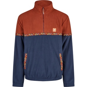IRIEDAILY Мъжки поларен пуловер Iriedaily Monte Noe Troyer Fleece jumper - Dark Rum - размер XL (005-4868-1014)