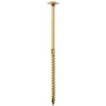 Uncanny Brand Wood screw with torx collar zinc yellow 5*120mm t25