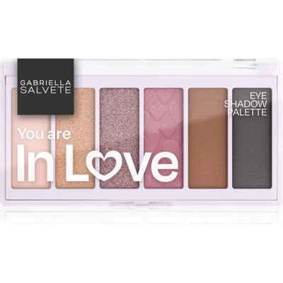 Gabriella Salvete Eyeshadow 6 Shades Palette палитра от сенки за очи цвят You are in Love 12 гр