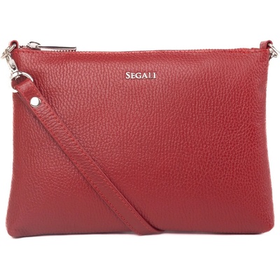 Segali dámska kožená crossbody kabelka A6C red