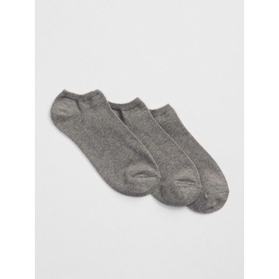 GAP 282678-01 ponožky basic ankle 3 páry Šedá