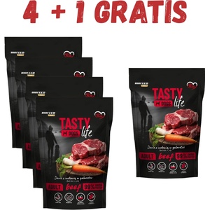 Tasty Dog Life Tasty Dogs Life Говеждо в желе 500 г 4+1 БЕЗПЛАТНО! !