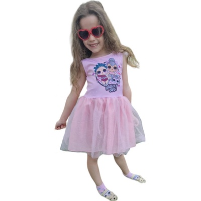 Eplusm šaty dievčenské LOL Surprise ružové