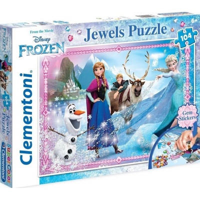 Clementoni 20133 Frozen Ledové království s ozdobami 104 dílků