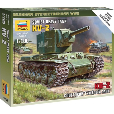 Zvezda Soviet Tank KV 2 6202 1:100