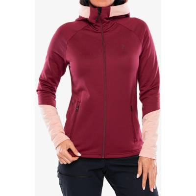 Peak Performance Rider Essentials Zip Hood vertical zenith/peach fuzz