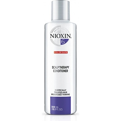 Nioxin System 6 ľahký kondicionér pre výrazné rednutie normálnych až silných prírodných a chemicky ošetrených vlasov Scalp Revitaliser Conditioner Medium to Coarse Hair Noticeably Thinning 300 ml