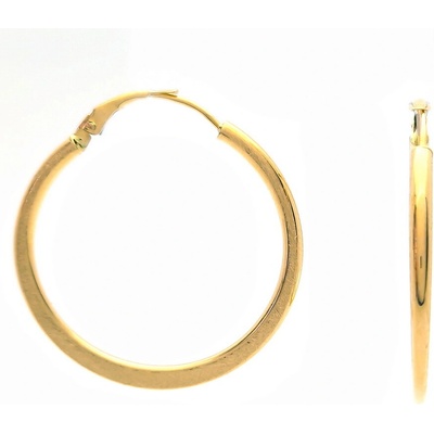 Šperk Holíč kruhové zlaté náušnice ZN239