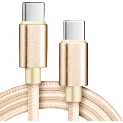 Rychlonabíjecí a datový kabel Madvell USB-C 60W 1 až 2 metry zlatá Délka: 2 metry