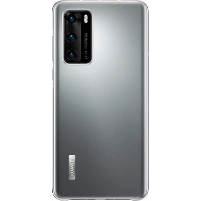 Huawei Clear Case - оригинален поликарбонатов кейс за Huawei P40 (прозрачен)