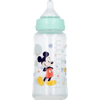 Stor láhev s nastavitelným průtokem Mickey 360 ml