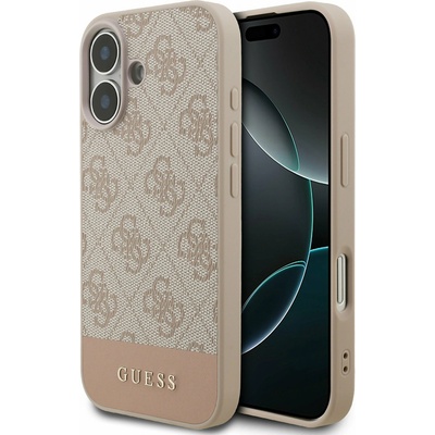 GUESS PU 4G Stripe Задний Чехол за iPhone 17 Pink Guess | Rozov | ЖЕНИ | UNI