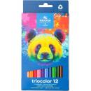 Koh i Noor 3142 Triocolor hrubé trojhranné pastelky 12 ks