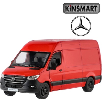 Kinsmart Mercedes-Benz Sprinter červený 1:48