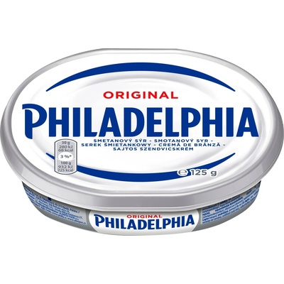 Philadelphia Smetanový sýr bílý tvarohový 125 g