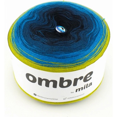 MILA OMBRE MERINO 1200m/3nitka MM27R - Vodní hladina