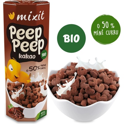 Mixit Cereálie Peep Peep - Kakao 280 g – Sleviste.cz