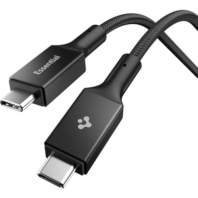 Spigen EB10010CC ACA09459 Rychlé nabíjení Type-C na Type-C 100W 5Gbps E-Marker Chip 1m černý