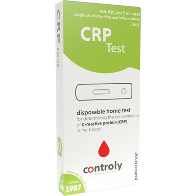 Controly Test CRP súprava na samodiagnostický test z krvi 1 ks